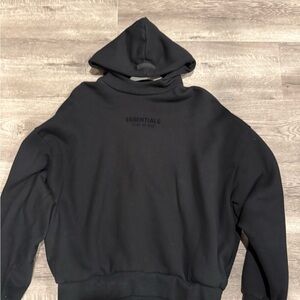 Essentials Men's Black Hoodie